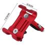 Maxmartt Bicycle Aluminium Alloy Mobile Phone Holder Bracket Bike Cycling Accessory(Red)