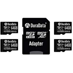 Multipack TF Card 64GB Micro SD Card 4 Pack Plus Adapter. Amplim High Speed 64 GB Class 10 MicroSDXC SDXC Mini Memory Card for Nintendo, Android Phone Samsung LG Moto, GoPro Hero, Drone DJI, Cameras