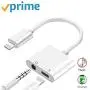 Headphone Adapter for iPhone Charger Jack AUX Audio 3.5 mm Jack Adapter for iPhone Adapter Compatible with iPhone 7/7 Plus/8/8P lus/11/X/XS/XSMAX Dongle Accessory Connector Compatible All iOS Systems