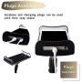 Cellphone & Tablet 2 in 1 Stand Holder Clip with Grip Flexible Long Arm Gooseneck Bracket Mount Clamp Compatible with Pad/iPhone X/8/7/6/6s Plus Samsung S8/S7 Amazon Kindle Fire HD and More- Black