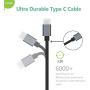 Cluvox Rapid Type C Car Charger Compatible Google Pixel 4a/4/3a/3/2/XL, Samsung Galaxy S20 Plus/Ultra/Note 10/S10E/S10 Plus 18W Dual USB Fast Charging Car Adapter with 2-Pack Type C Cords