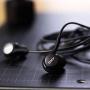 OEM Stereo Headphones with in-line Remote & Microphone for Samsung Galaxy S8, S8 Plus S9, S9 Plus Note 8 Note 9 [Grey] Bulk Packaging