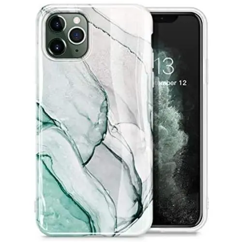 GVIEWIN Marble iPhone 11 Pro Case, Ultra Slim Thin Glossy Soft TPU Rubber Gel Phone Case Cover Compatible iPhone 11 Pro 5.8 Inch 2019 Release (Agaria/Cyan) GVIEWIN Marble iPhone 11 Pro Case, Ultra Slim Thin Glossy Soft TPU Rubber Gel Phone Case Cover Compatible iPhone 11 Pro 5.8 Inch 2019 Release (Agaria/Cyan)