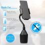 Cupholder Cell Phone Holder by Bintoi - Phone Cup Holder for Car - Secure Fit - Easy Installation and Use - Compatible with All Generation Smartphones - iPhone/Galaxy/Note/Xperia/HTC/Huawei/Oneplus