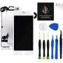 Keytas Compatible with iPhone 7 Plus Screen Replacement Kit White 5.5" LCD for iPhone 7 Plus 3D Touch Screen Digitizer Full Assembly with Front Camera+ Earpiece+ Tools Kit+ Screen Protector (White)