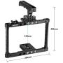 CAMVATE Camera Cage-Full Frame with Quick Release Shoe Mount Adapter for Canon 600D 70D 80D