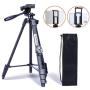 TESVERO Tripod for iPad iPhone,55" Lightweight Camera Tripod + Wireless Remote + Remote Holder + 2 in 1 Mount Holder for Smartphone (Width 2.2-3.3"),Tablet (Width 4.3-7.3")