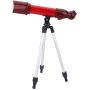Telescopes for Kids Beginner, Monoscope Telescope with Tripod ，High Definition Space Astronomical Telescope with 40X, 60X, 80X Interchangeable Eyepieces, Best Gift for Child(Red)