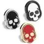 homEdge Cell Phone Skull Ring Grip, Set of 3 Packs 360° Adjustable Finger Ring Holder, Suitable for Magnetic Car Mount Kickstand for Cell Phone-Black+White+Red homEdge Cell Phone Skull Ring Grip, Set of 3 Packs 360° Adjustable Finger Ring Holder, Suitable for Magnetic Car Mount Kickstand for Cell Phone-Black+White+Red
