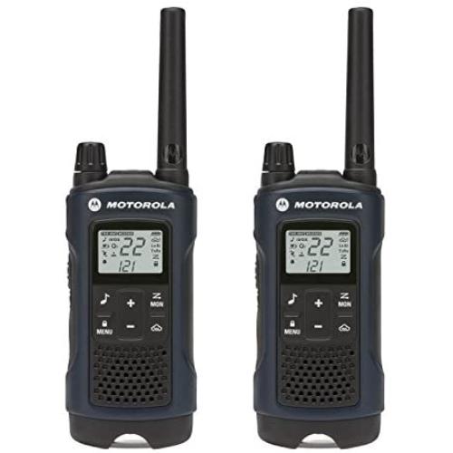Motorola Talkabout T460 Rechargeable Two-Way Radio Pair (Dark Blue)