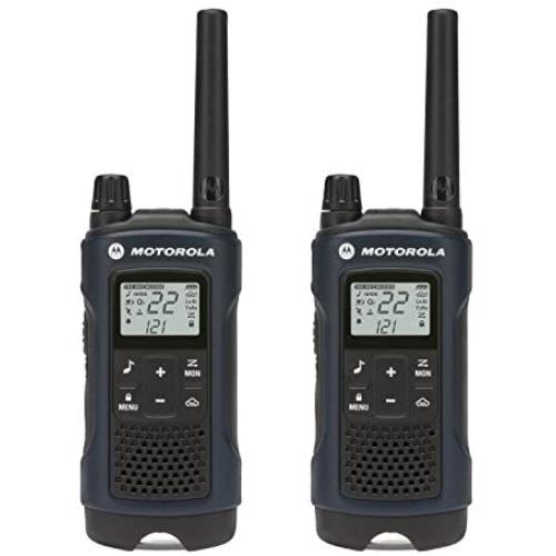 Motorola Talkabout T460 Rechargeable Two-Way Radio Pair (Dark Blue)