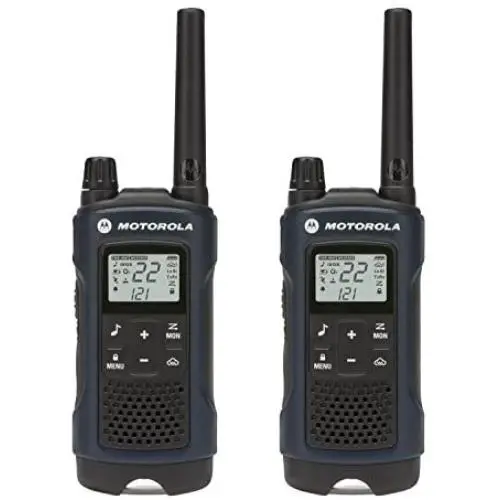 Motorola Talkabout T460 Rechargeable Two-Way Radio Pair (Dark Blue)