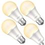 Gosund Smart Light Bulb Works with Alexa, Google Home, WiFi LED Bulb, E26 Dimmable Bulb A19 No Hub Required 2700K Warm White 8W Lights 75W Equivalent Lighting 4pack