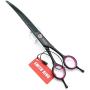 8.0 inches Professional Dog Grooming Scissors Set Straight & thinning & Curved & chunkers 4pcs in 1 Set (with Comb)