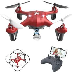 Mini Drone for Kids with FPV HD Camera,Remote Control Drone Toys,Quadcopter Drone with WiFi Transmission,Gravity Sensor and One Key Take Off/Landing for Adults and Beginners(AT-96)