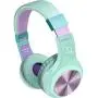 Bluetooth Headphones, Riwbox XBT-80 Folding Stereo Wireless Bluetooth Headphones Over Ear with Microphone and Volume Control, Wireless and Wired Headset for PC/Cell Phones/TV/ipad (Purple Green) Bluetooth Headphones, Riwbox XBT-80 Folding Stereo Wireless Bluetooth Headphones Over Ear with Microphone and Volume Control, Wireless and Wired Headset for PC/Cell Phones/TV/ipad (Purple Green)