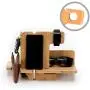 JackCubeDesign iPhone & Apple Watch Charging Dock Stand Made of Bamboo That Charges Multiple Devices and Hold Smartphones, Wallets, and Glasses - :MK242A JackCubeDesign iPhone & Apple Watch Charging Dock Stand Made of Bamboo That Charges Multiple Devices and Hold Smartphones, Wallets, and Glasses - :MK242A