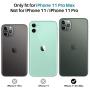 [4 Pack] L K 2 Pack Tempered Glass Screen Protector + 2 Pack Camera Lens Protector for iPhone 11 Pro Max [6.5 inch] [Installation Kit Included], Scratch-resistant