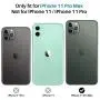 [4 Pack] L K 2 Pack Tempered Glass Screen Protector + 2 Pack Camera Lens Protector for iPhone 11 Pro Max [6.5 inch] [Installation Kit Included], Scratch-resistant