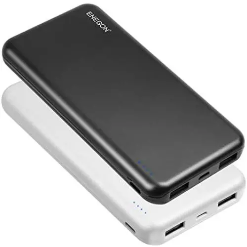 ENEGON 2-Pack Portable Power Bank 10000mAh, The Phone Charger Battery with USB C Input and Dual USB Output for iPhone, iPad, Galaxy S9,Tablets and More ENEGON 2-Pack Portable Power Bank 10000mAh, The Phone Charger Battery with USB C Input and Dual USB Output for iPhone, iPad, Galaxy S9,Tablets and More