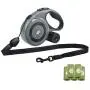 EC.TEAK Retractable Dog Leash, 26FT Dog Walking Leash for Medium Large Dogs up to 80 lbs, One Button Break & Lock, Heavy Duty No Tangle, Large EC.TEAK Retractable Dog Leash, 26FT Dog Walking Leash for Medium Large Dogs up to 80 lbs, One Button Break & Lock, Heavy Duty No Tangle, Large