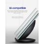 Samsung Qi Certified Fast Charge Wireless Charger Stand (2019 Edition) with Cooling Fan for Select Galaxy and Apple Iphone Devices - US Version