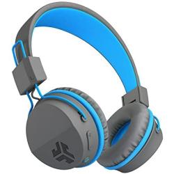 JLab Audio Neon Headphones On-Ear Feather Light (Bluetooth, Blue)