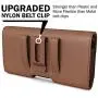 Bomea iPhone Xs Max Holster, iPhone 8 Plus 7 Plus Belt Clip Case, Premium Leather Holster Pouch Case with ID Card Holder for Apple iPhone Xs Max/6s Plus/7 Plus/8 Plus (Fit w/Phone Case on) Brown Bomea iPhone Xs Max Holster, iPhone 8 Plus 7 Plus Belt Clip Case, Premium Leather Holster Pouch Case with ID Card Holder for Apple iPhone Xs Max/6s Plus/7 Plus/8 Plus (Fit w/Phone Case on) Brown