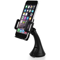 Car Mount Holder, Getron Windshield Dashboard Universal Car Cell Phone Cradle for iPhone Xs MAX XR X 8 Plus 7 Plus 6S SE Samsung Galaxy S9 S8 Edge S7 S6 Note 9 Google Pixel LG and All Smartphones