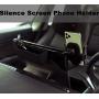 Car Cellphone Mount for Tesla Model 3 Model Y Monitor Fixed Clip Safety Cell Phone Holder Stand (Silence) Upgrade Silicone (All Screen Phone Holder)