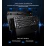 GameSir GK300 Wireless Mechanical Gaming Keyboard, 2.4GHz Bluetooth Game Keyboard, TTC Blue Switches 1ms Low Latency Mechanical Keyboard with 104 Standard Keys for Windows PC, Laptop, iPad and Mac