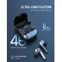 Ture Wireless Earbuds, Bluetooth Earbuds with Microphone, IPX7 Waterproof, CVC8.0 Noise Reduction, Stereo Sound Headphones,40H Playtime with Earbuds case,for Sport/Work/Game