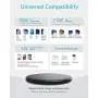 Anker Wireless Charger, PowerWave Pad Qi-Certified 10W Max for iPhone SE (2020), 11, 11 Pro, 11 Pro Max, Xs Max, XR, XS, X, 8, 8 Plus, AirPods, Galaxy S20 S10 S9 S8, Note 10 9 8 (No AC Adapter)