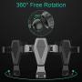 Car Phone Mount-Universal Air Vent Clip Gravity Phone Car Mount Holder, 360 Degree Rotation, One-Handed Control Stand Stabilizer Car Cell Phone Mount,Compatible for iPhone, Samsung&All Smartphone