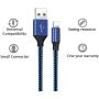 iPhone Charger, DelTuSHAU MFi Certified Cable 5 Pack (3ft×2 6ft×2 10ft) High Speed Transfer Cords USB Fast Charging&Syncing Cable Compatible with iPhone 11/11 Pro Max/XS MAX/XR/XS/X/8/7/Plus/6S/iPad