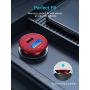 USB C Car Charger Super Mini AINOPE All Metal 36W Fast USB Car Charger PD&QC 3.0 Dual Port Car Adapter Fit Compatible with iPhone 11/11 Pro/11 Pro Max/XS, Samsung Note 10/S10, Google Pixel 3/2/XL-Red