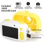Maidream Kids Camera Web Cam with MIC for Girls Boys 4-9 Years Old, 12.0MP Selfie Photo Video Camera, Children Mini Shockproof Digital Cameras with 16GB SD Card for Birthday Indoor Outdoor Play
