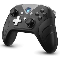 IFYOO X208 2.4G Wireless and Wired Gaming Controller USB Gamepad Joystick for Computer & Laptop (Windows 10/8/7/XP, Steam), Android and PS3 -Black&Silver