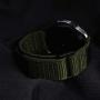 V-MORO Nylon Strap Compatible with Galaxy Watch 46mm Bands/Gear S3 Frontier Band Men 22mm Soft Breathable Woven Loop Replacement for Samsung Galaxy Watch 46mm/Gear S3 Smartwatch Army Green