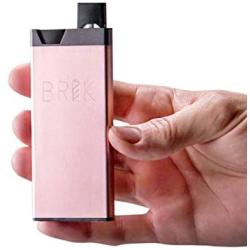 BRIK | Ultra-Slim Aluminum Portable Charger Case | Pod Storage | Holds 1 Extra Pod - Brick Power Bank (Rose Pink)
