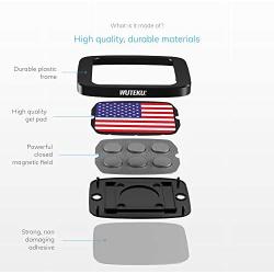 WUTEKU Magnetic Cell Phone Flat Holder Kit for Car - Works on All Vehicles, Phones and Tablets - Compatible with iPhone XR XS X 8 7 and Samsung S9 S8 by Pro Driver