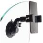 Livestream Gear - Glass Suction Mount for Phone, Perfect for Live Stream, FB Live, Youtubers, or Photos. Great for Glass or Mirror. Use for WOD; Fitness Streams at Home, or Gym. (Large Phone Holder)