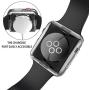 Julk Series 3 38mm Case for Apple Watch Screen Protector, iWatch Overall Protective Case TPU HD Clear Ultra-Thin Cover for Apple Watch Series 3 (38mm)(2-Pack)
