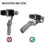 Mount Plate Adapter for Smartphone Gimbal - Action Camera Adapter for GoPro Hero 7/6/5/4/3+,Used on DJI Osmo Mobile 2,Zhiyun Smooth Q/C, Feiyu SPG 2 Handheld Stabilizer Gimbal and More
