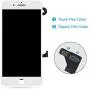 Screen Replacement for iPhone 7 (4.7"), LCD Screen Assembly Set, 3D Touch Display Digitizer Including Full Repair Kit, Screen Tempered Glass, Repair Flowchart, Magnetic Screws Map (White) Screen Replacement for iPhone 7 (4.7"), LCD Screen Assembly Set, 3D Touch Display Digitizer Including Full Repair Kit, Screen Tempered Glass, Repair Flowchart, Magnetic Screws Map (White)