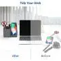 Lecone 10W Fast Wireless Charger with Desk Organizer Qi Certified Fabric Induction Charger Stand Pen Pencil Holder Compatible iPhone 11/Xs MAX/XR/XS/X/8/8, Samsung S10/S9/S9+/S8/S8+/Note 10, Grey