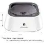 UPSKY Dog Bowl Dog Water Bowl No-Spill Pet Water Bowl Slow Water Feeder Dog Bowl No-Slip Pet Water Dispenser 35oz Feeder Bowl for Dogs and Cats …