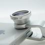 Universal 3 in 1 Camera Lens Kit for Smart phones (including iPhone, Samsung Galaxy, HTC, Motorola and More), Tablets, iPad, and Laptops includes One Fish Eye Lens / One 2 in 1 Macro Lens and Wide Angle Lens / One Universal Clip / One Microfiber Carrying 