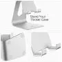 Adjustable Cell Phone Stand - ToBeoneer Phone Stand [Update Version] Multi Angle Dock Holder for All Mobile Phones, Desktop Office Home Accessories Desk - Silver