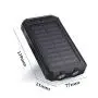 Solar Charger 30,000mAh, Solarprous Portable Dual USB Solar Battery Charger External Battery Pack Phone Charger Power Bank with Flashlight for Smartphones Tablet Camera (Black) Solar Charger 30,000mAh, Solarprous Portable Dual USB Solar Battery Charger External Battery Pack Phone Charger Power Bank with Flashlight for Smartphones Tablet Camera (Black)